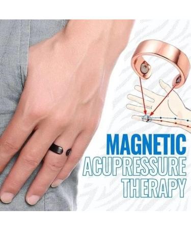 4PCS Healthgo Blood Pressure & Blood Sugar Control Rings - Adjustable Magnetic Therapeutic Relief - Buy Online on GoSupps.com