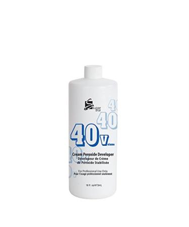 Super Star Cream Peroxide Developer 40 Volume - 16 Oz 16 Fl Oz (Pack of 1)