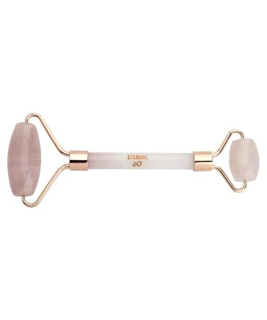 Eternal Rose Pink Jade Facial Roller & Gua Sha Set - Anti-Aging Facial Massage Lifting & Toning for Glowing Skin - Buy Online on GoSupps.com