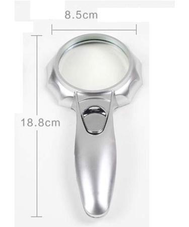 Handheld Magnifier LED Lighting HD Reading Maintenance Magnifier 4X/6X/7X Magnifier Made in China - Buy Online on GoSupps.com