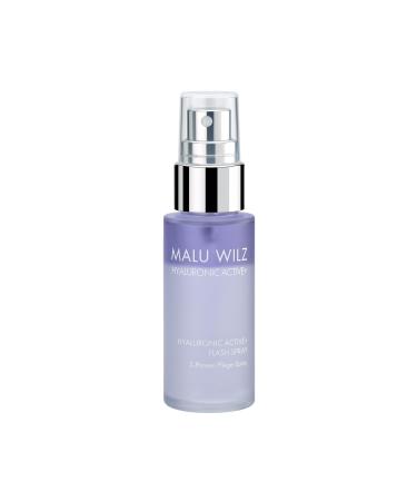 Malu Wilz Malu Wilz Hyaluronic Active + Flash Spray 30ml I Skincare Refreshing Facial Care Serum with Active Formula with Double Acting Hyaluronic Acid I Booster I Vegan