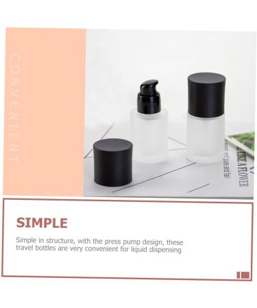 4 Pcs Liquid Foundation Press Bottle Empty Bottle Travel Filling As Shownx2pcs 8.5x3.9cmx2pcs - Buy Online on GoSupps.com