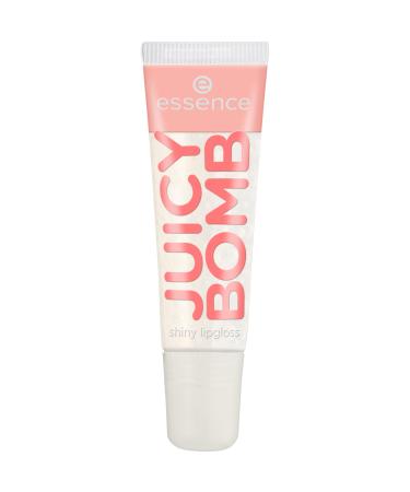 Essence Juicy Bomb Shiny LipGloss No. 101 transparent shiny radiantly fresh shimmering vegan without alcohol without parabens without microplastic particles 1 Pack (10ml) 101 lovely litchi 10 ml (1 Pack)