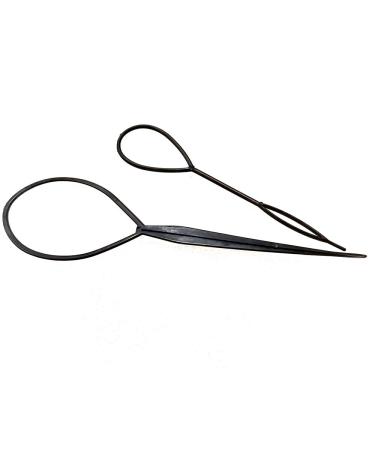 PARFINER French Twist Bun Maker Kit Black - Hair Styling Accessories with Comb, Elastic Bands, Pins - Easy Snap Clip for Magic Bun Hairstyles - Buy Online on GoSupps.com
