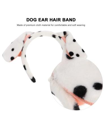 Valiclud Dalmatian Brown Rabbit Ears Headband - Cute Cartoon Dog Ears for Pet Parties & Christmas Costumes - Buy Online on GoSupps.com