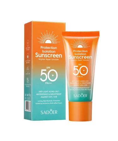 Sun Cream Spf50 Sunscreen Cream Uv UV Sun Screen Protector for Face and Body Sunscreen