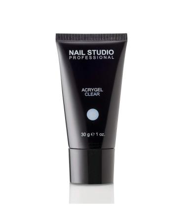 Nail Studio - Acrygel Clear - Acrygel Transparent For Natural Nail Cover - Size 30g