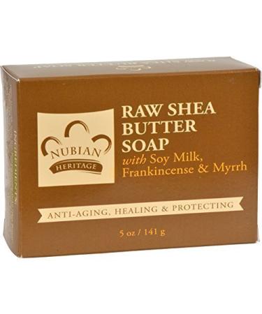 Nubian Heritage Raw Shea Butter Soap Bar - Natural Moisturizing & Nourishing Skincare | International Shipping - Buy Online on GoSupps.com