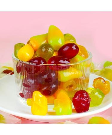 Mango fruit juice gummies Peelable passion grape gummy candy Fruit soft candy chewing candy Assorted sweets Sour and sweet fruit fudge Dessert Children's snacks (Mango 1 box) Mango 1 box - Buy Online on GoSupps.com