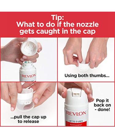 Revlon Permanent Hair Color Dye - At-Home Root Erase + Applicator Brush - Burgundy (4B) - 100% Gray Coverage - 3.2 Fl Oz - Buy Online on GoSupps.com