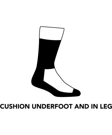 Darn Tough Men's VanGrizzle Boot Midweight Sock with Cushion - Size 12.5-14.5, Black - Buy Online on GoSupps.com