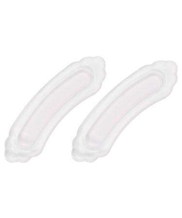 Foot Petals Heavenly Heelz Technogel with soft dots heel cushions handles 1 pair pink/transparent transparent and pink unit size