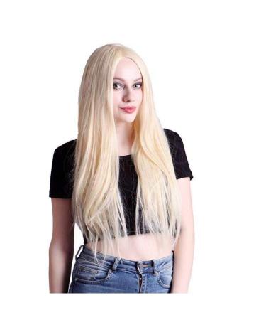 Shop Women's Long Straight Fashion Wigs - Chemical Fiber in White Dark Brown & Light Brown | International Shipping Available - Buy Online on GoSupps.com