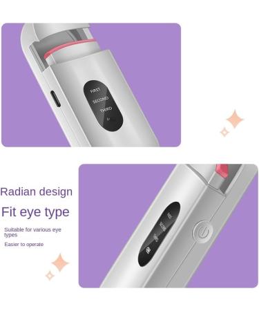 Qyrugcxs Electric Heated Eyelash Curler Long-Lasting Curl Electric Eye Lash Perm Eyelashes Clip Eyelash Curler Device Makeup Tool - Buy Online on GoSupps.com