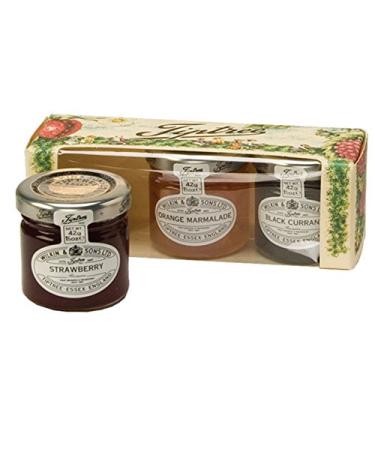 Tiptree Set of 3 All About Taste Jam Jars in Decorative Gift Box Set of 4