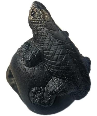 Stone Natural Black Obsidian Lizard Head Skull Figurine Hand Carved Quartz Animal Statue Crystal Stone Home Decoration Craft Balance Gemstone Decoration ERTEYIN - Buy Online on GoSupps.com
