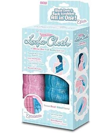 Easy Reach Loofa Cloth - 2 Pack | All-in-One Full Body Wash Cloth - Buy Online on GoSupps.com