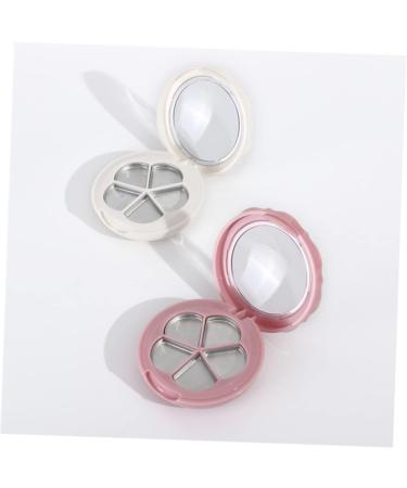 3pcs Lip Balm Containers Empty Eyeshadow Compact Lipstick Box 7*7cm Pink - Buy Online on GoSupps.com