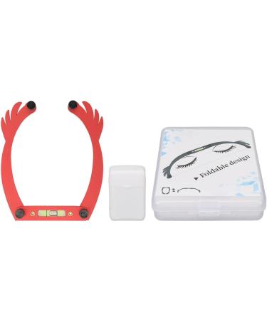 Eyebrow Mapping Tool Locking Design High Accuracy Simple Adjustable Eyebrow Marker Ruler for Salon (Red) - Buy Online on GoSupps.com