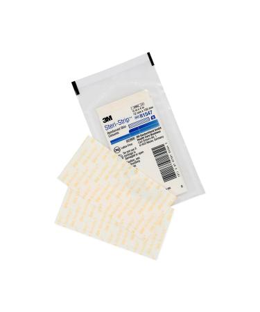 3M Steri-Strip Reinforced Skin Closures - 1/2 x 4 - 20 Pack of 6 Strip Envelope (120 Strips) 180x2 Inch (Pack of 10)