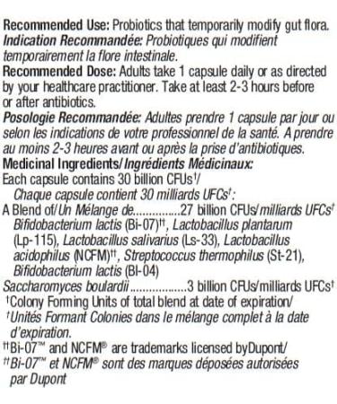 Metagenics UltraFlora Spectrum Broad Spectrum Daily Probiotic Supplement for Gastrointestinal Health and Immune Support - 30 Capsules - Buy Online on GoSupps.com