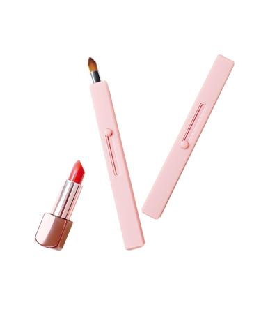 Lip Brush Retractable Lipstick Applicator Portable Lipstick Brush for Lipstick Gloss Cream Women Girls Makeup Tools