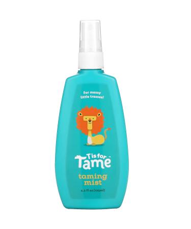 T is for Tame  Hair Taming Mist - 2023 New & Improved Spray Mechanism  For Bed Head, Frizz, Flyaways, Curls & More, 100% Natural Ingredients, Made in US, Invented by a Mom of Twins 4.3 Fl Oz (Pack of 1)