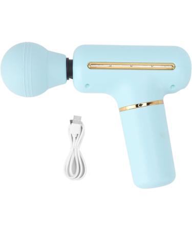 Portable Fascia Gun - Powerful Deep Tissue Massage for Everyone | Low-Noise Muscle Massager in Blue - Buy Online on GoSupps.com