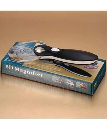 Led Glass Handheld Illuminated Magnifier Lighting Reading with Lamp 3X 6X HD Lens Acric Loupe for Read Books Newspaper Maps Needlework Repair Black Made in China - Buy Online on GoSupps.com