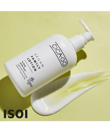ISOI CICAGO Vegan Family Lotion 350ml | Hypoallergenic Triple Moisturizing Body Lotion for All Skin Types | Non-Greasy & Long-Lasting | International Shipping Available - Buy Online on GoSupps.com