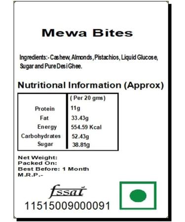 Ghasitaram Gifts Diwali Gifts Festive Pink Box of MEWA Bites Bites - Buy Online on GoSupps.com