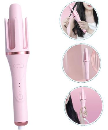 WOONEKY Fully Automatic Hair Curling Iron Hair Rollers Curler Curling Wand Crimper Hair Tool Pink Abs - Buy Online on GoSupps.com