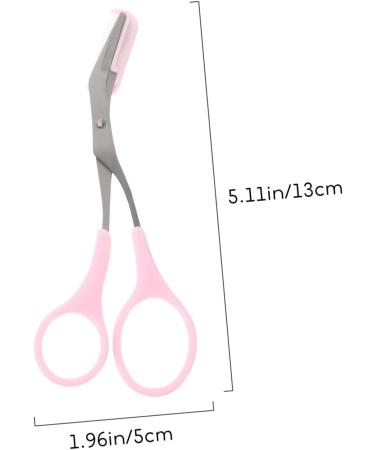 Beaupretty 4-Piece Eyebrow & Beard Trimmer Set - Scissors Combs & Facial Clippers | Pink Makeup Tools for Precision Grooming - Buy Online on GoSupps.com
