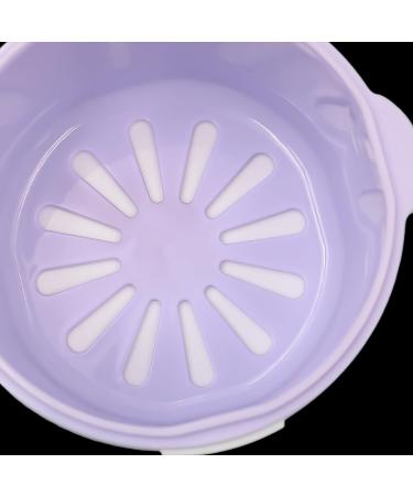 POFET Denture Soaking Bath with Strainer Basket | Travel-Friendly Denture Cleaning Cup for Artificial Teeth (White) - Buy Online on GoSupps.com