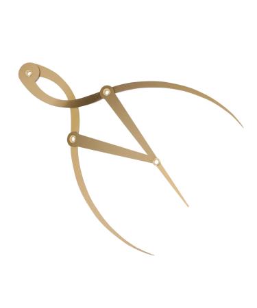 FOMIYES 1pc Eyebrow Positioning Ruler Makeup Stamp Eyebrow Makeup Ruler Eyebrow Makeup Tool Appliance Gold 1 count (Pack of 1) Golden