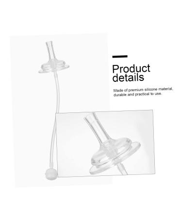 Durable 4-Piece Silicone Straw Set for Baby Bottles | Long-lasting Milk Cup Straws & Suckers - International Shipping Available - Buy Online on GoSupps.com