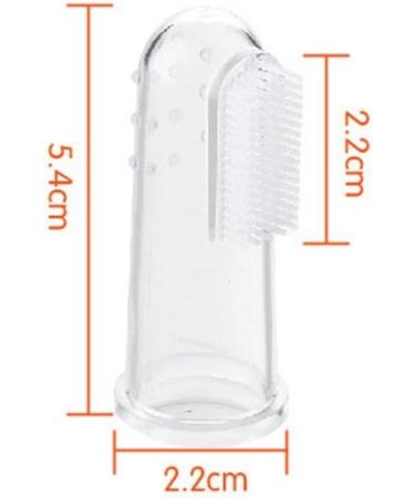 OUNONA 2pcs Finger Toothbrush Set for Babies | Children's Dental Care | International Shipping - Buy Online on GoSupps.com