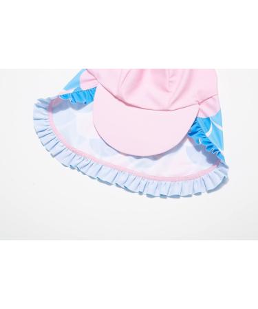Bonverano Baby Girls Swimsuit UPF 50+ Long-Sleeve Mermaid One Piece - 3-6 Months - Buy Online on GoSupps.com