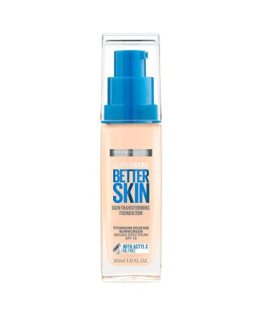 Maybelline New York Super Stay Better Skin Foundation  Ivory  1 fl. oz. - Buy Online on GoSupps.com