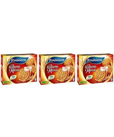 La Buena Maria Fontaneda Biscuits 800 g. - [Pack 3]