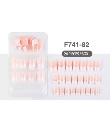 dijiusidy False Nail Perfect Matching Simple to Wear Fingernail Full Coverage Press Type Strong Viscosity Adjustable Paster Type 33 F741 Type 33 F741 - Buy Online on GoSupps.com