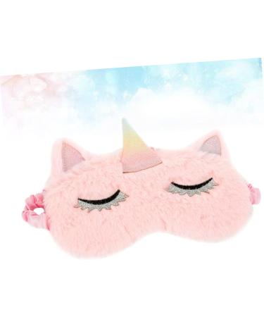 Child's Pink Embroidered Eye Mask with Makeup Eyeshadow Design - 1 Count - Buy Online on GoSupps.com