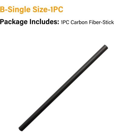 Dovesun Fishing Rod Repair Kit | Carbon Fiber Stock | 9pcs with 2mm-10mm Options for Spinning & Casting Rods - International Shipping - Buy Online on GoSupps.com