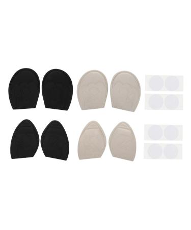 NOLITOY 4 Pairs Forefoot Shoe Half-Size Foot Pads Metatarsal Pads for Women Shoe Inserts for Women Ball of Foot Front Palm Pads Shoes Inserts for Women High Heel Women's Insole Eva
