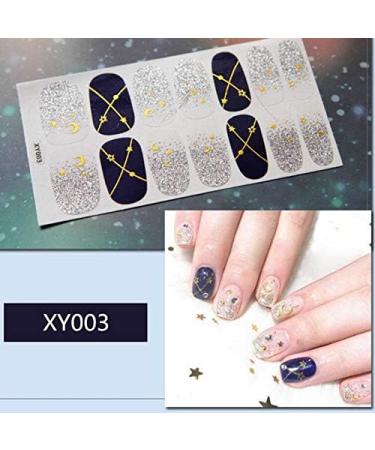 Mwoot Nail Ticker - Self-Adhesive Nail Stickers for Beautiful DIY Nail Art | 112 Pieces - 8 Sheets of Fashionable Manicure Decorations - Buy Online on GoSupps.com
