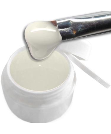 N+M FRENCH-UV-Gel ++SOFT-WHITE++ medium viscosity natural white - perfect for baby boomer nails ++SIZE CHOICE++ 30ml