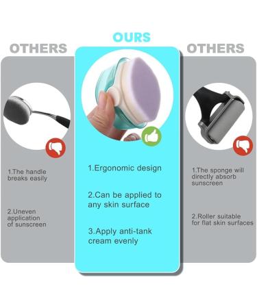 Jasaly Kids Sun Cream Applicator Pack of 4 Buddy Brushes with Protective Caps Sun Lotion Applicator B - Buy Online on GoSupps.com