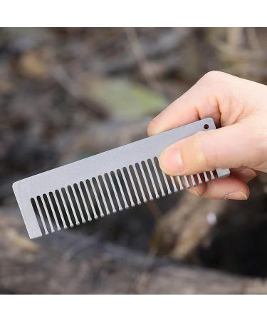 SHUBIAO Titanium Comb Titanium Comb Anti-Static Hair Beared Comb Pocket Comb - Buy Online on GoSupps.com