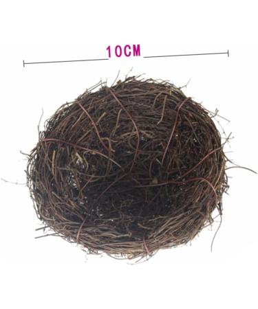 Buy WOFASHPURET Garden Rattan Flower Accessories - Natural Birds Nest Artificial Decoration (10cm) for Elegant Home D cor - Buy Online on GoSupps.com