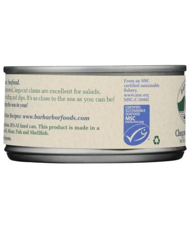 Bar Harbor Clams Chopped - 6.5 Oz. - Pack of 2 - Buy Online on GoSupps.com
